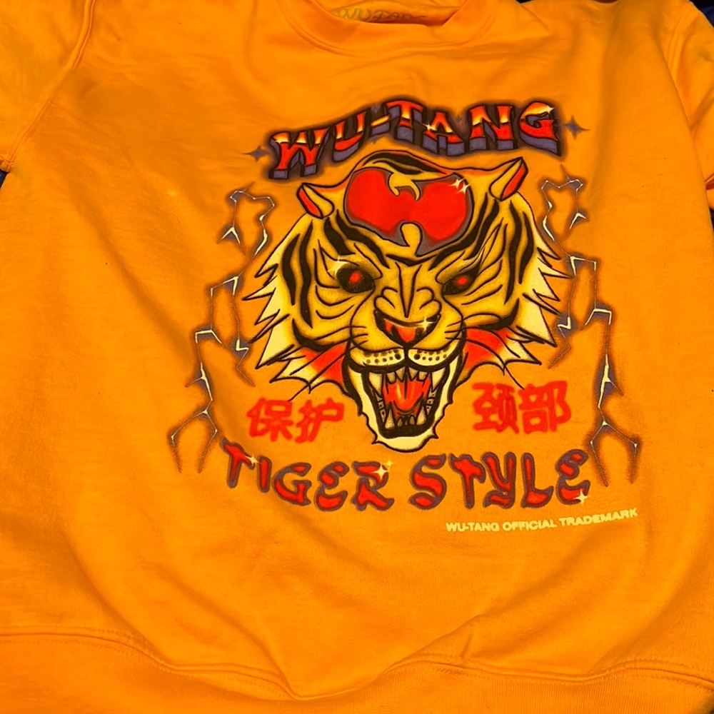 WU-TANG TIGER ORANGE HOODIE